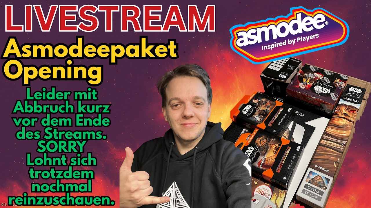 Asmodee Paket Opening / Star Wars Unlimited