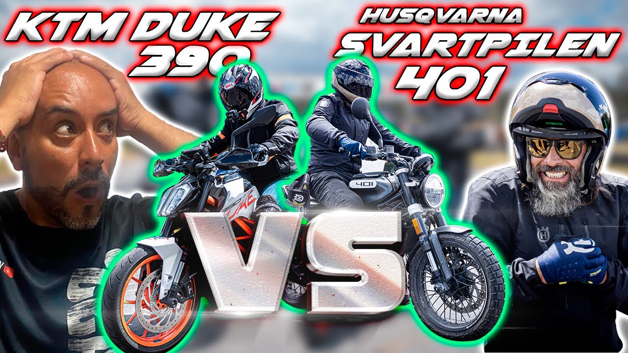 Duke 390 VS Svartpilen 401🤯  BATALLOTA!!!