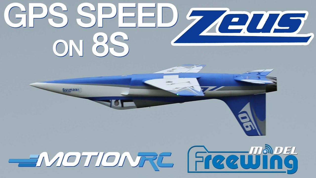 Freewing Zeus 8S GPS Speed Flight by Rich Baker | Fan Flight | Motion RC