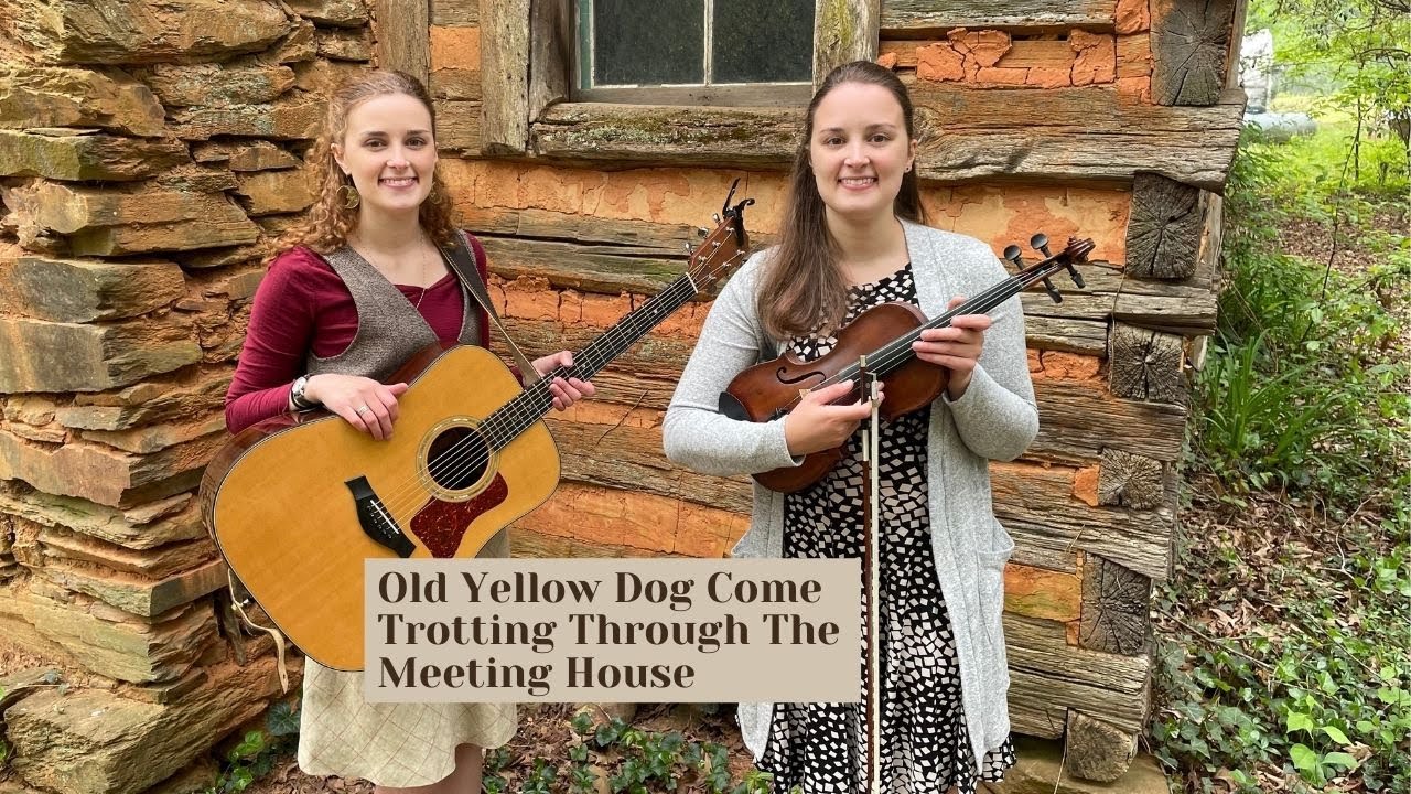 Old Yellow Dog Come Trotting Through The Meeting House