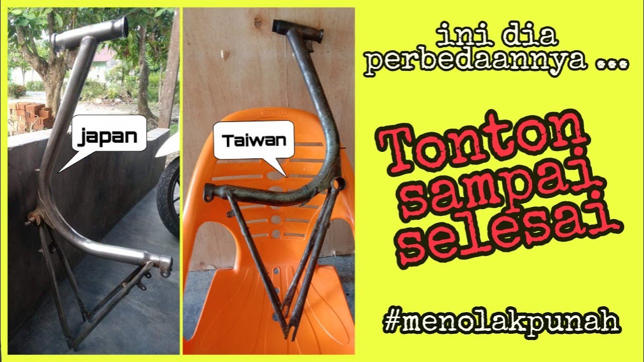 Perbedaan frame Japan dan Taiwan sepeda Minion dan minitrack