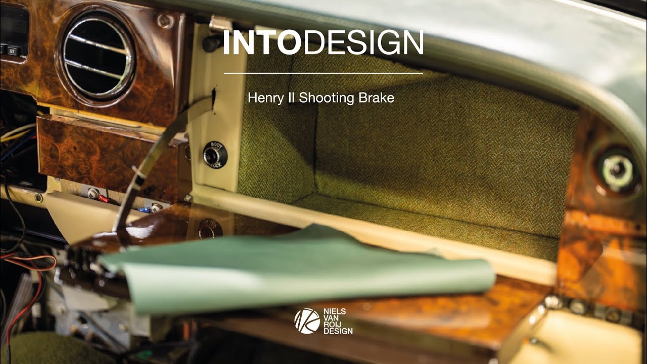INTO DESIGN 011: обивка уникального Rolls-Royce Corniche Shooting Brake | Дизайн Нильса ван Роя