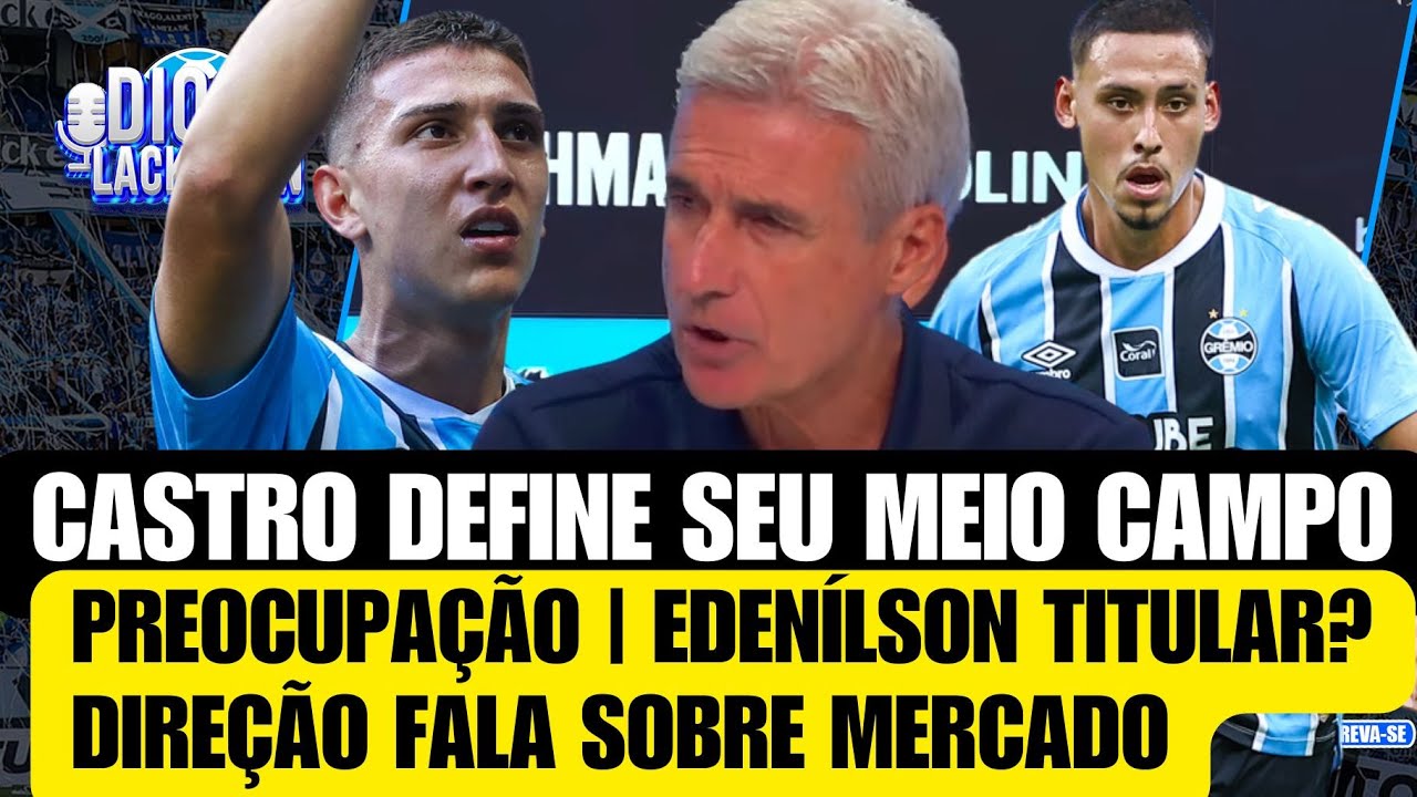 DEFINIDO! | LUIS CASTRO REVELA NOVO MEIO CAMPO | PROBLEMA ENCONTRADO | DIREÇÃO FALA SOBRE REFORÇOS