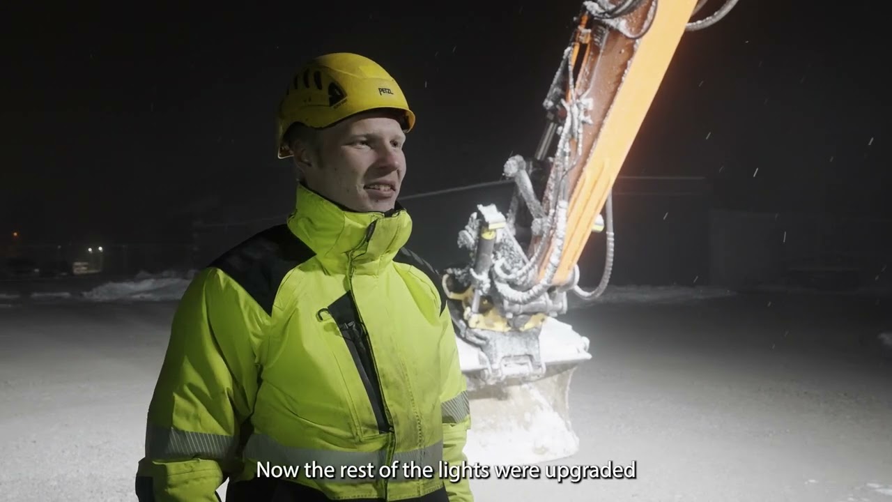 Better Lighting, Less Eye Fatigue &ndash; Excavator Worksite Upgrade | NORDIC LIGHTS&reg;