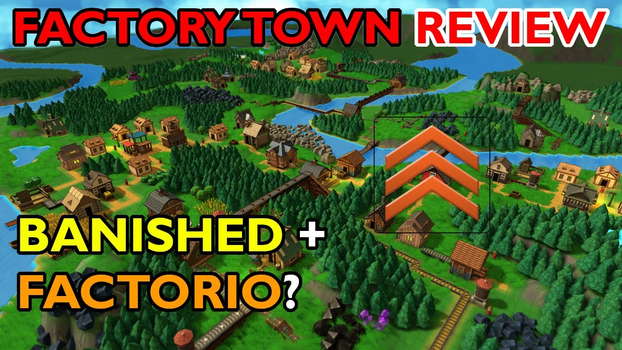 Is Factory Town a Mix of Factorio & Banished? 5 Minutes Overview!