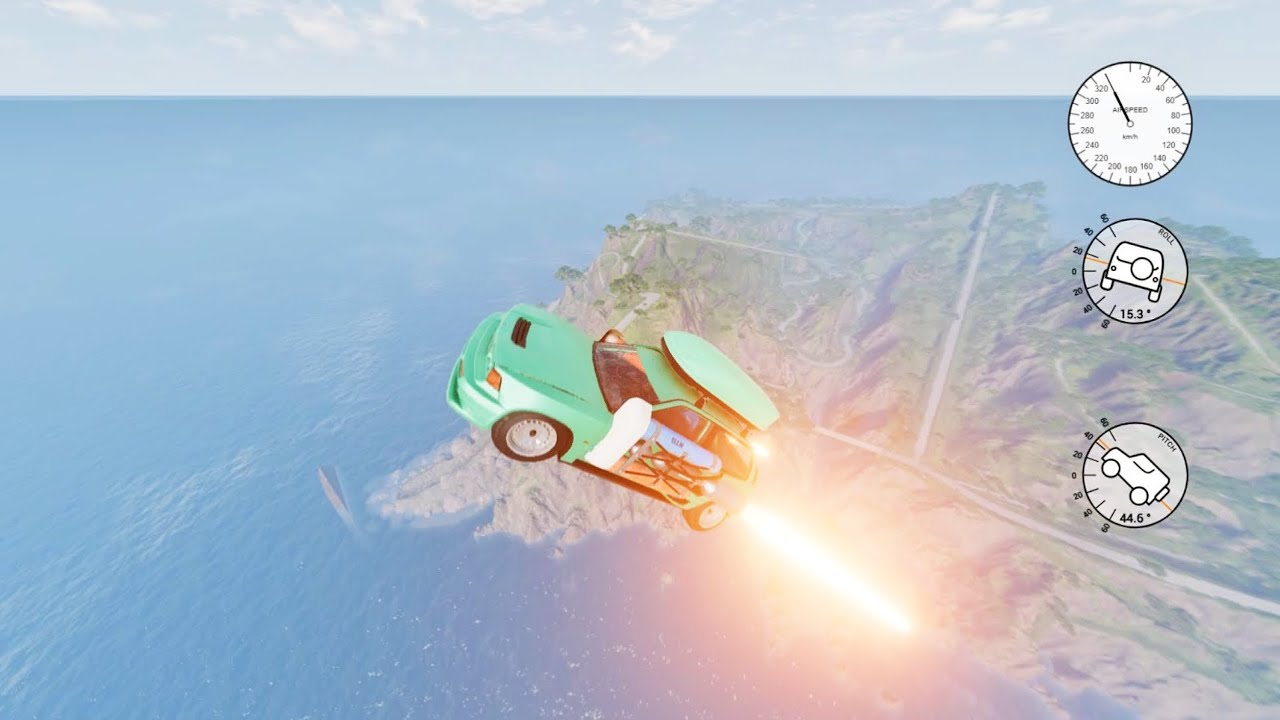 BeamNG.drive: Cars FLYING Insane—Who Stays Airborne LONGEST? #6