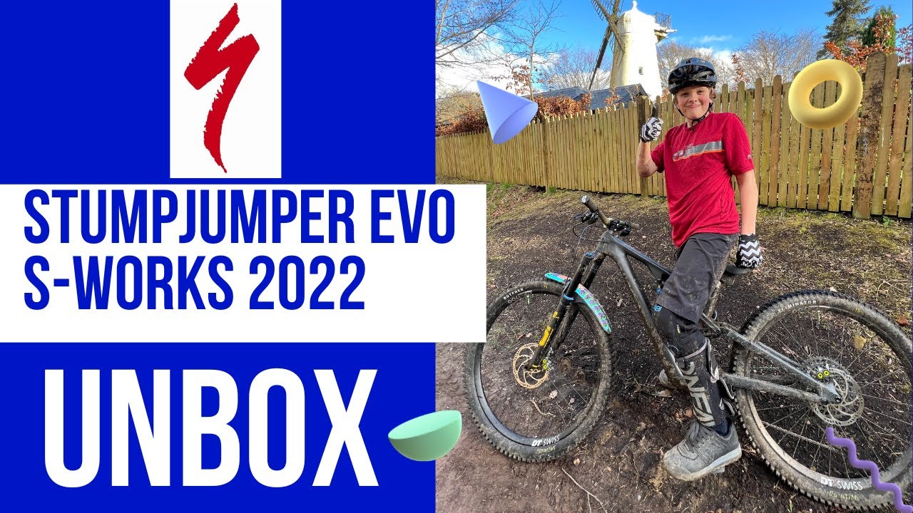 Specialized Stumpjumper evo carbon s works 2022 unboxing and first ride🚴‍♂️✌️