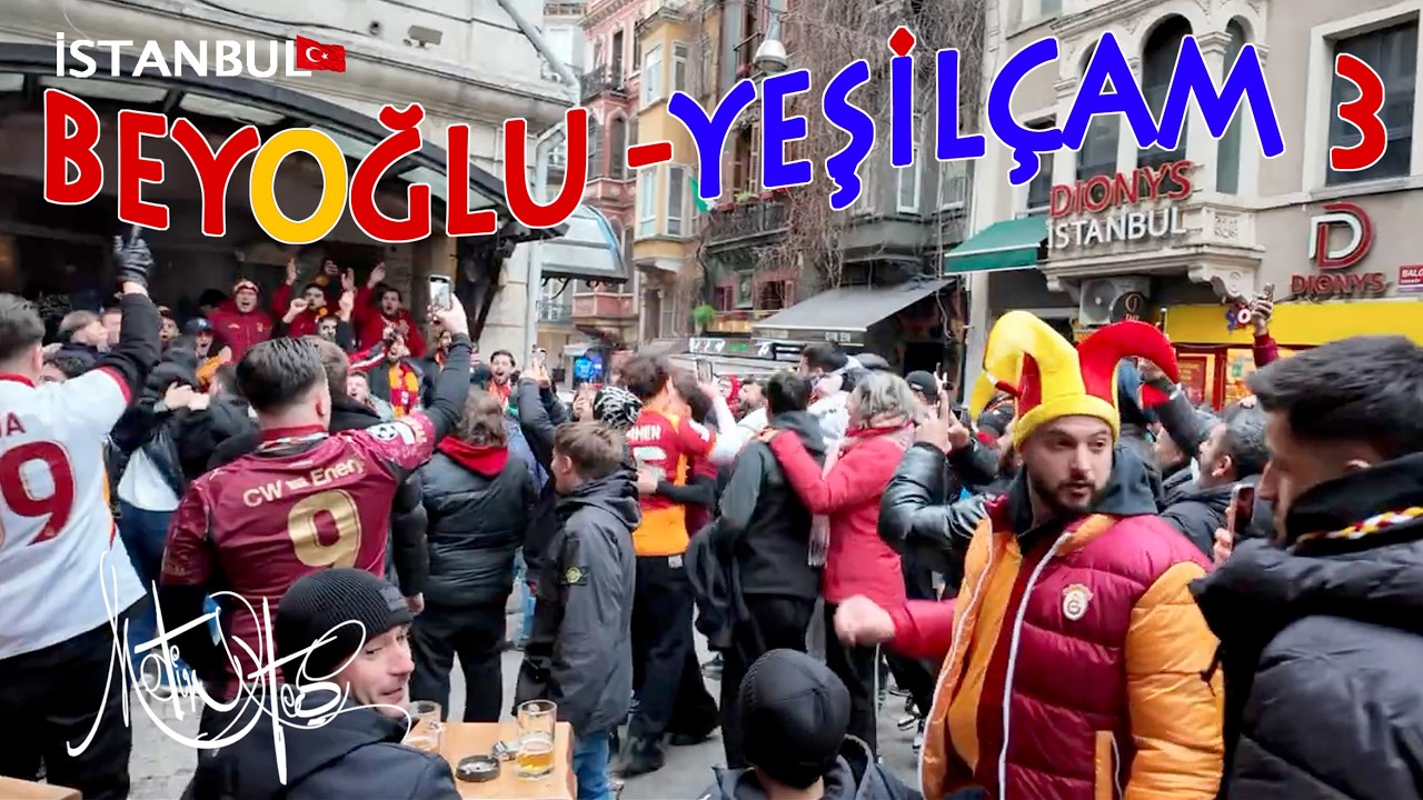 Adım adım İSTANBUL / Beyoğlu, Yeşilçam-3 / 4K Walking Tour