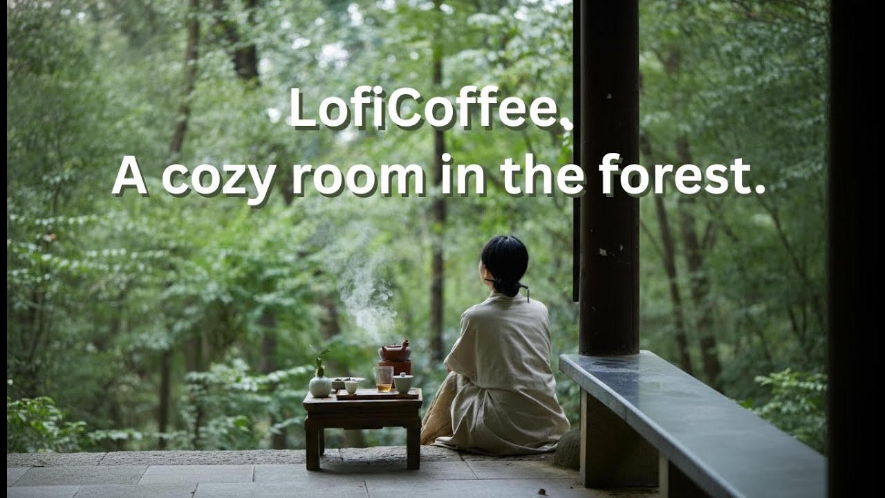 Lofi Coffee ☕ A cozy room in the forest
