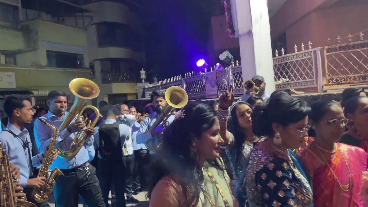 वरात At करावे गाव | Mix Song | Shree Ganesh Brass Band Karave Gaon