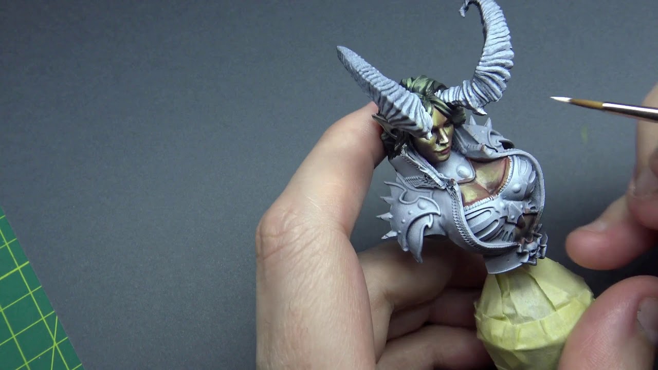 Painting Skarre Bust - Part 1