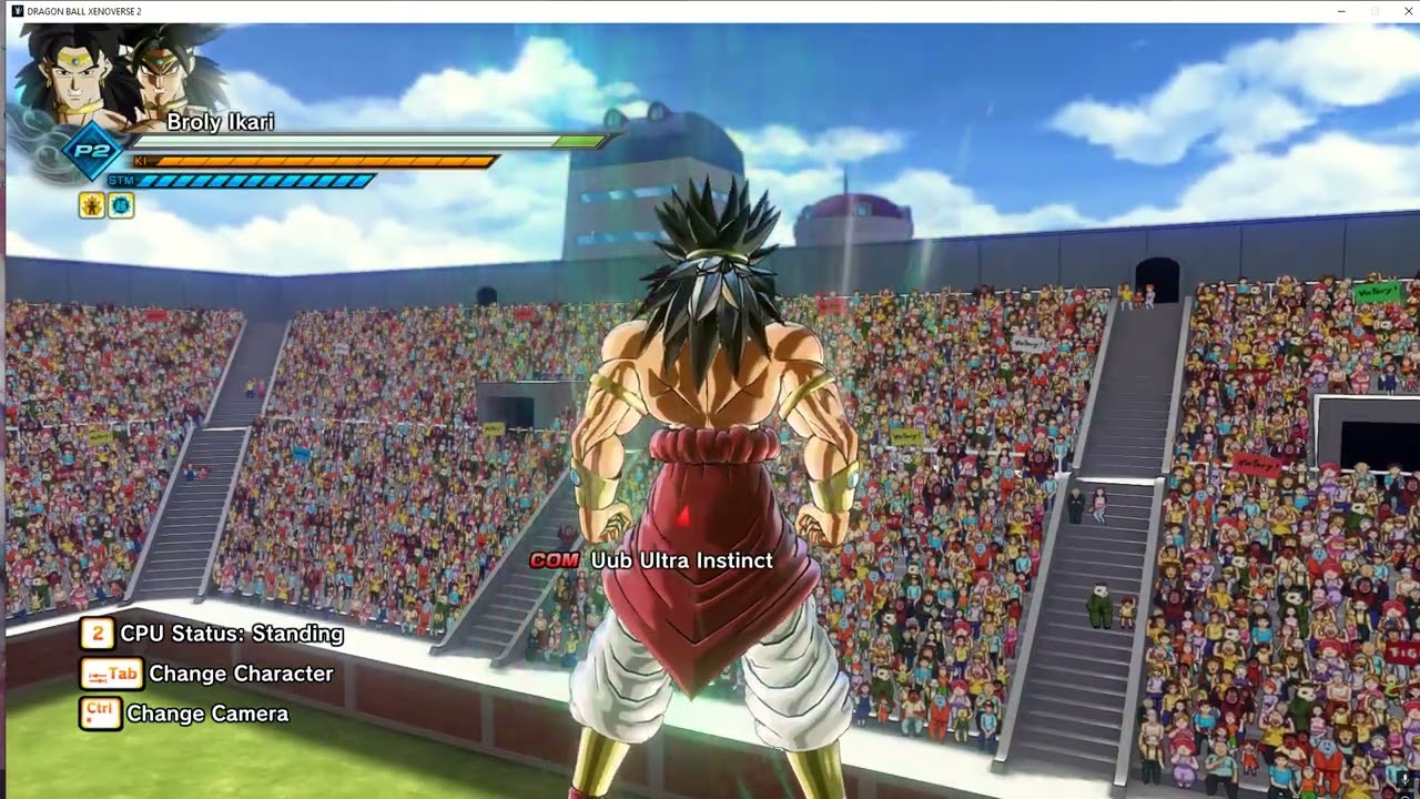 Broly DBZ (Base to ikari ) Dragon Ball Xenoverse 2
