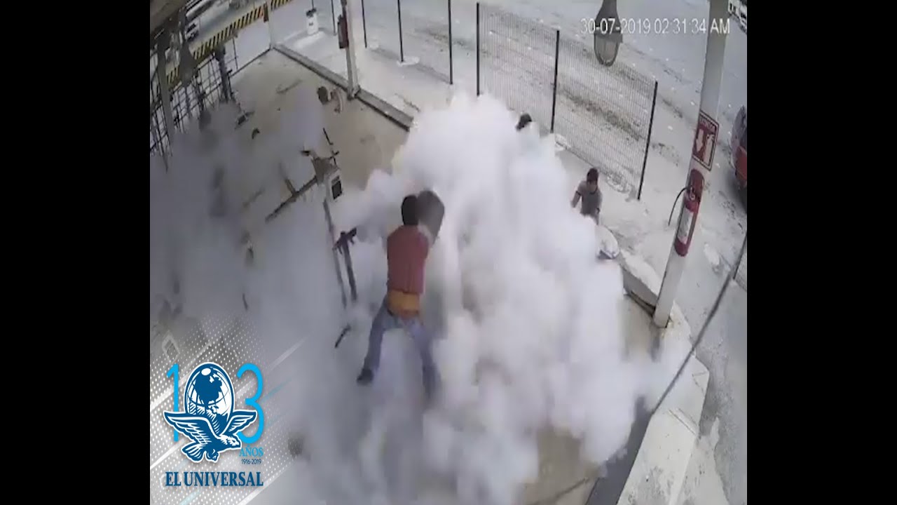 Explota tanque de gas a trabajador en Saltillo