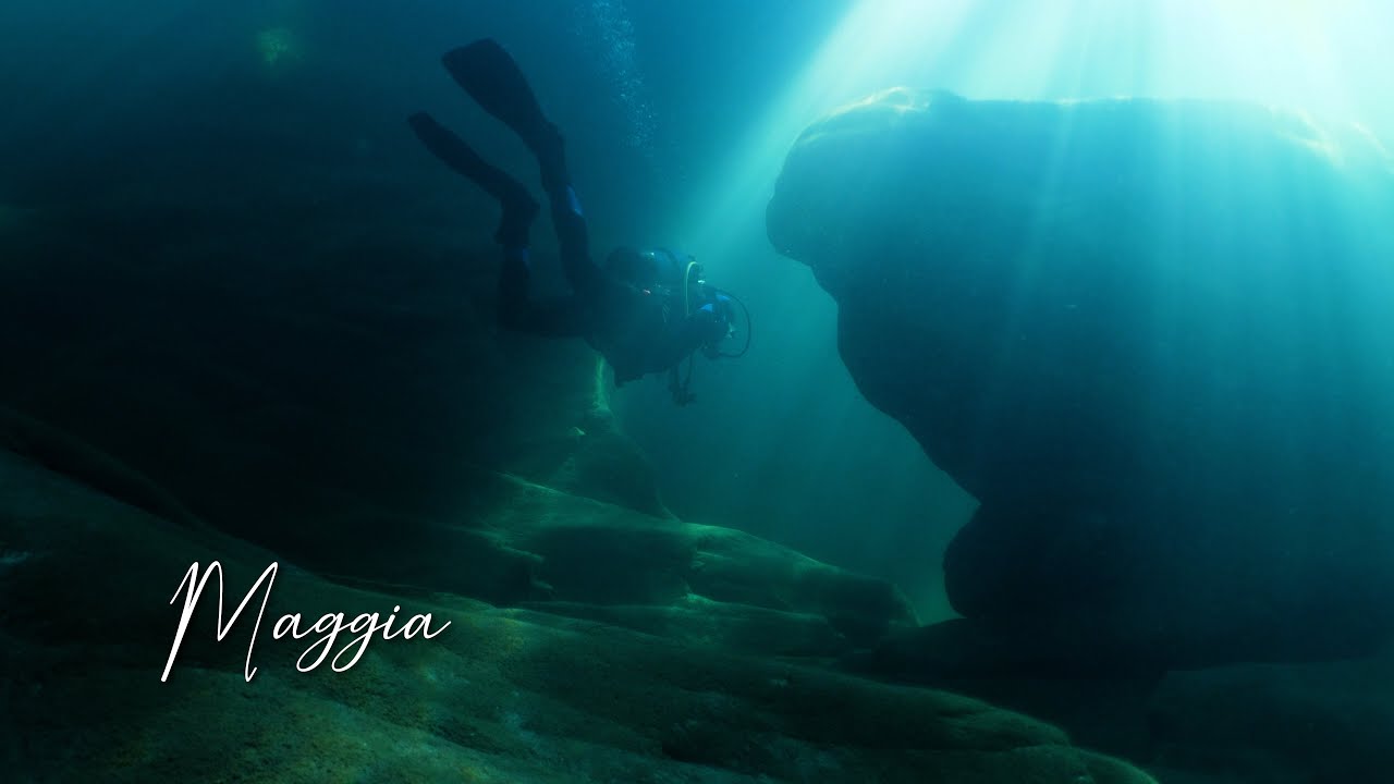 River Diving Maggia - Tessin, Switzerland