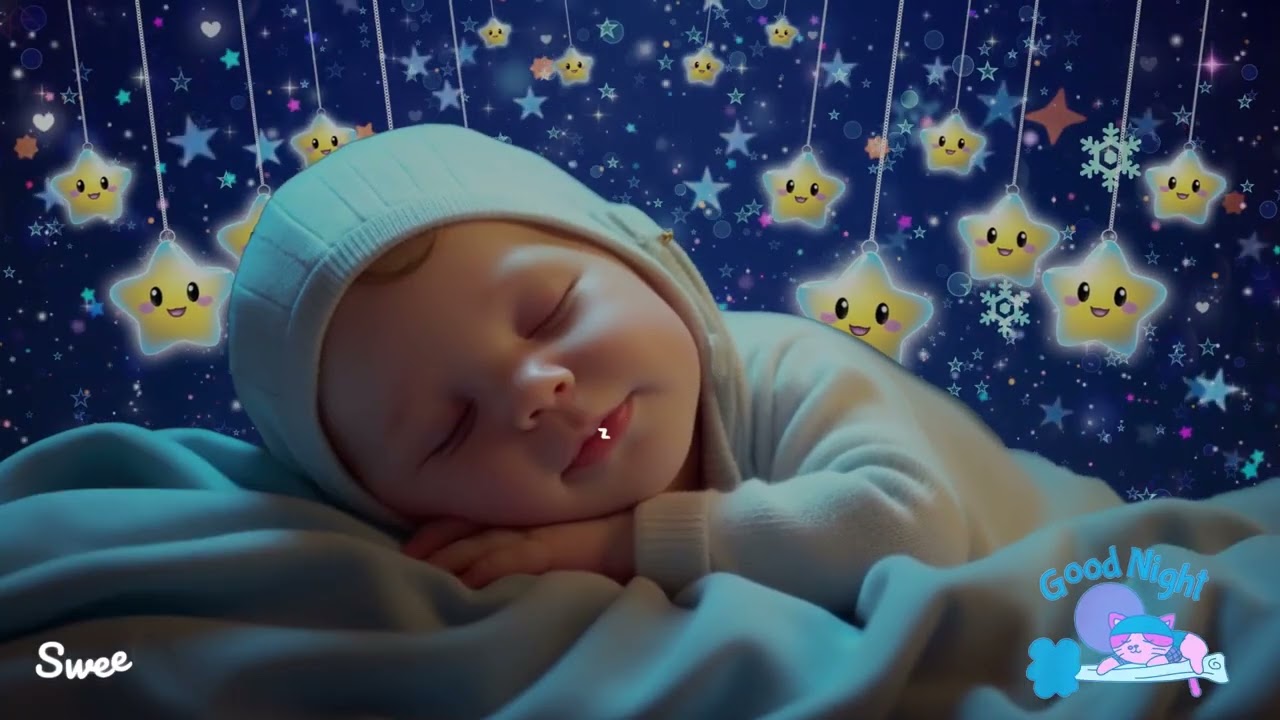Baby Sleep Music 💖 Instant Gentle Sleep in 3 Minutes 🌙 Baby Drift to Sleep 🎶 Mozart & Brahms Lullaby