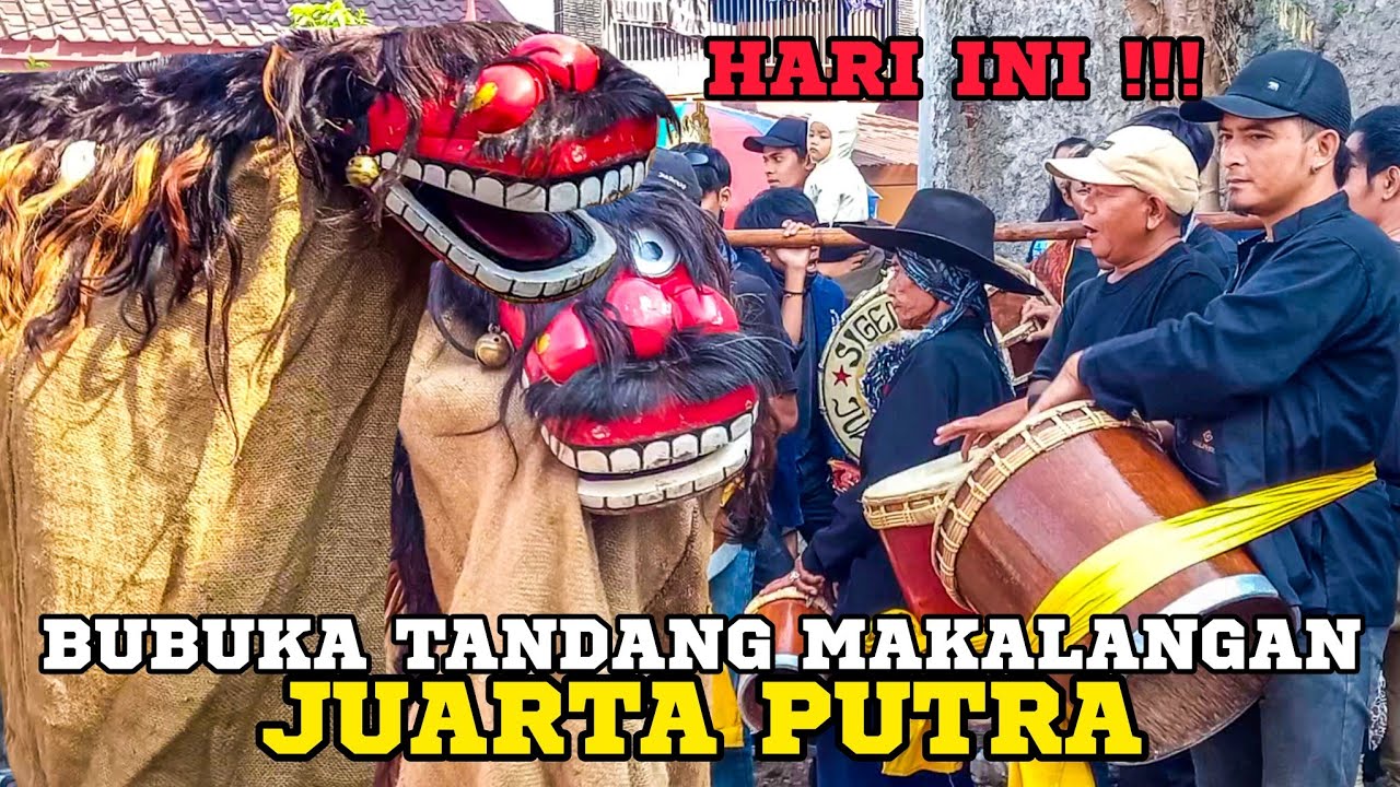REAK JUARTA PUTRA BUBUKA TANDANG MAKALANGAN LIVE HARI INI
