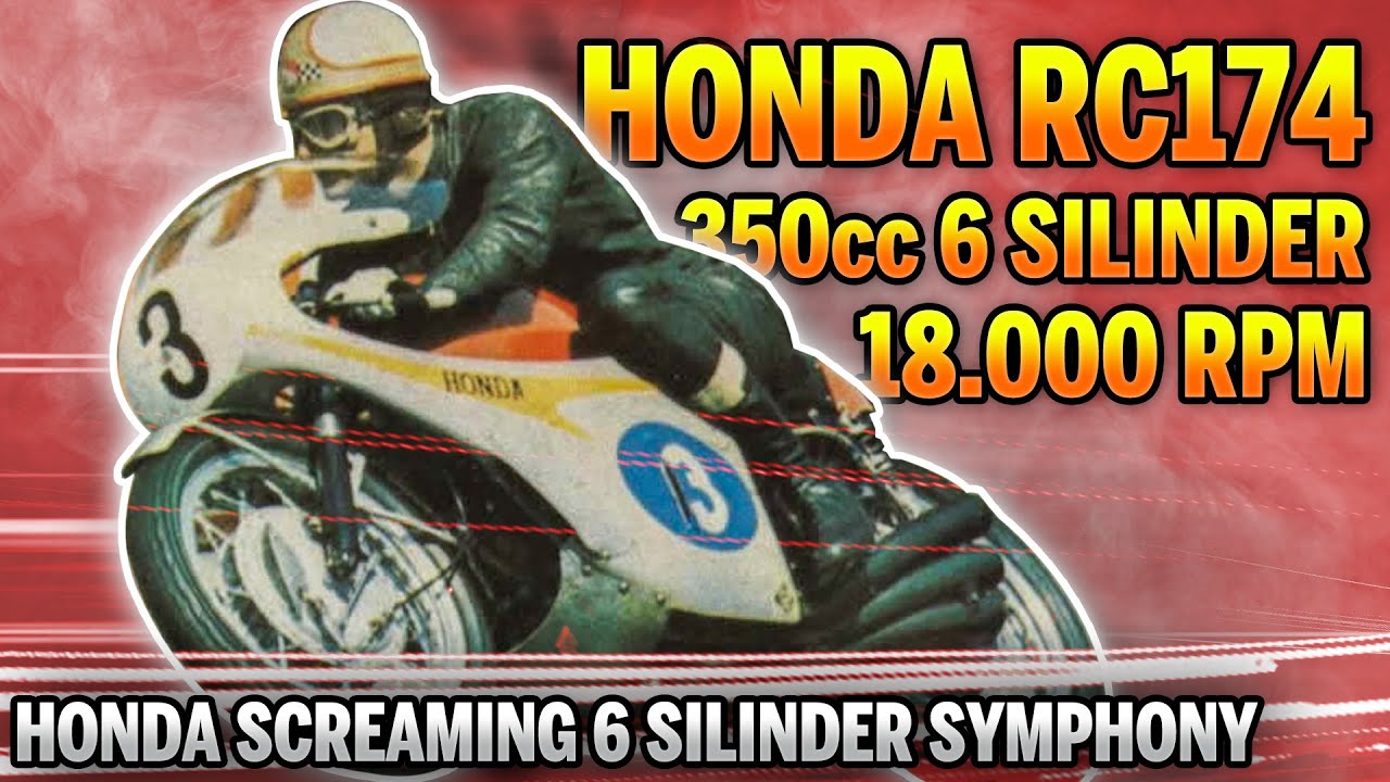 Motor 350cc 6 SILINDER Kembaran RC166 | HONDA RC174 | Crazy 60's