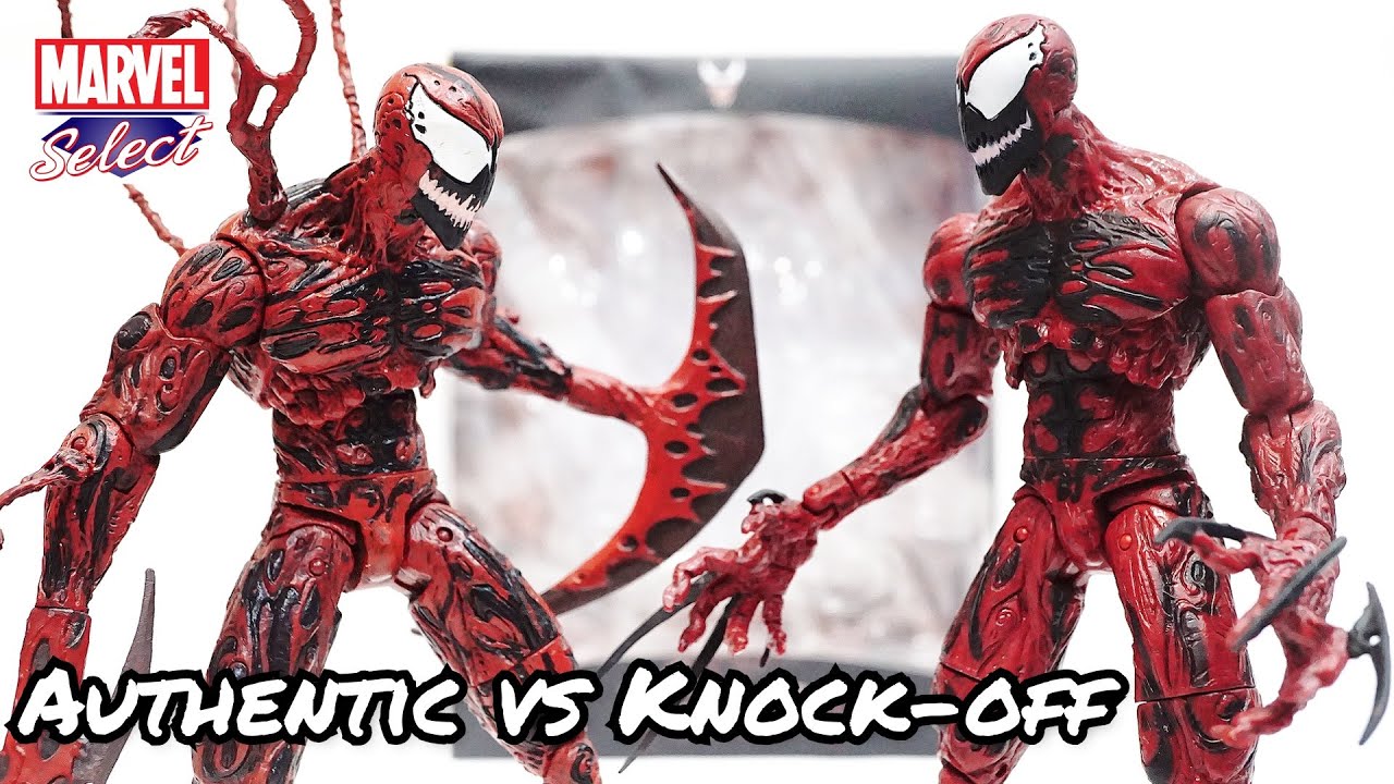Bootleg / KO Marvel Select Carnage Review and Comparison