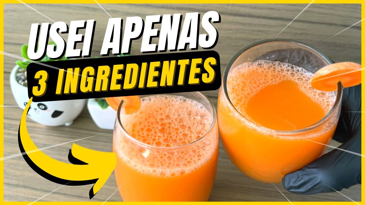 Receita de SUCO DETOX || Perfeito Para Limpar RINS e FIGADO (Usei 3 INGREDIENTES)