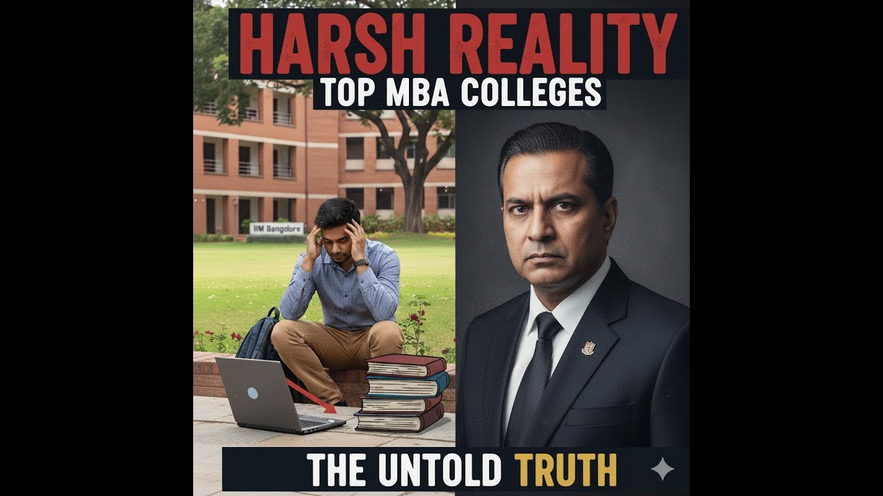 Harsh Reality of IIM MBA | MBA Life in IIMs | Truth Behind All Top B-School | MBA Reality in India |