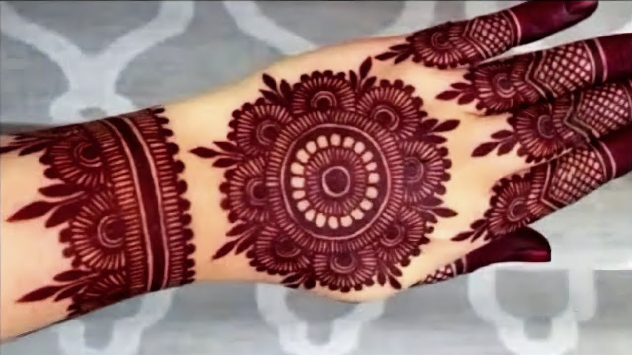 Beautiful Tikki Mehndi Design 2024 @SAMehndiDesigns