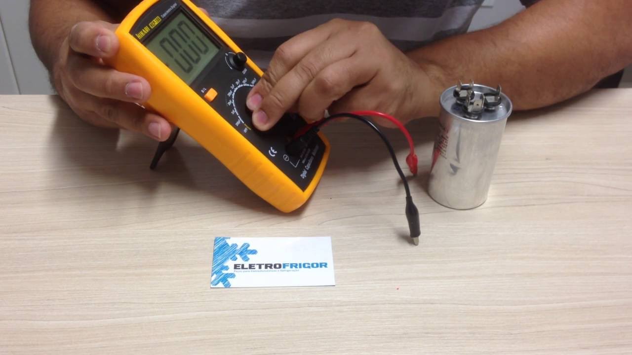 Como testar Capacitor usando o Capac&iacute;metro?