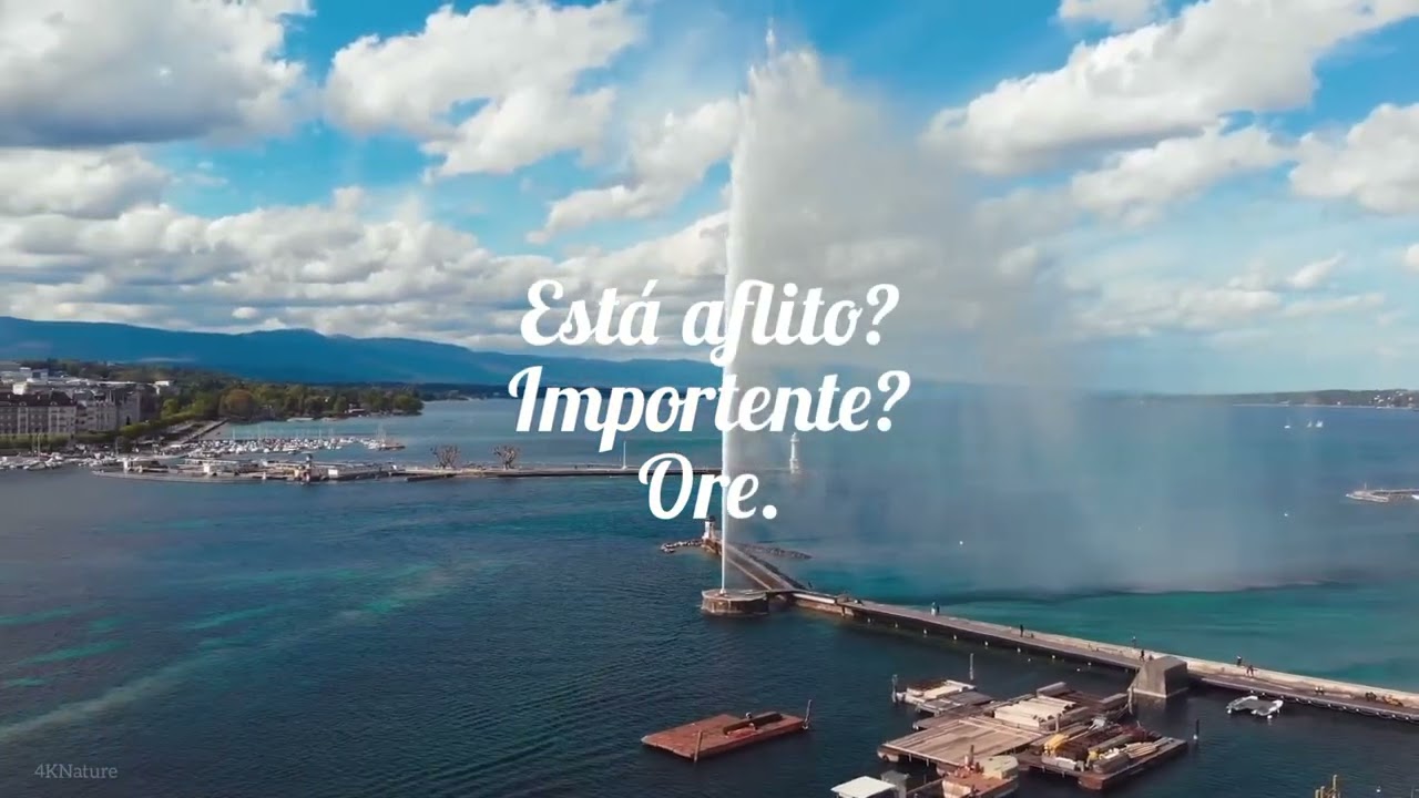 Está aflito? Impotente? Ore.