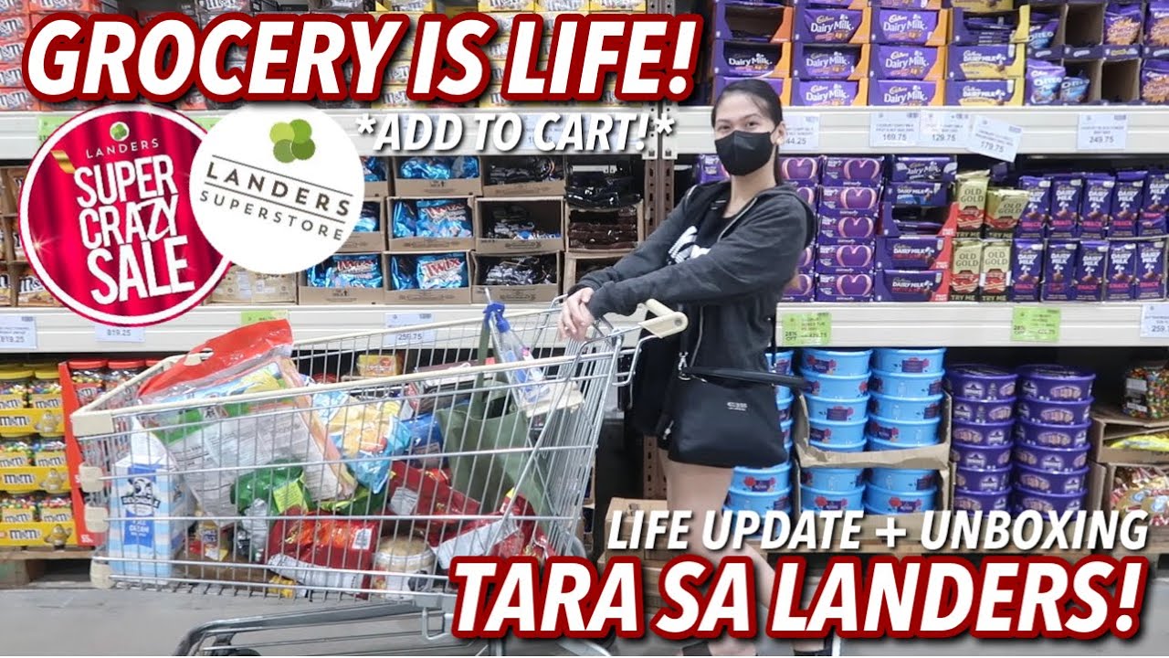 GROCERY IS LIFE! TARA SA LANDERS! | UNBOXING + LIFE UPDATE  | VLOG172 Candy Inoue ♥️