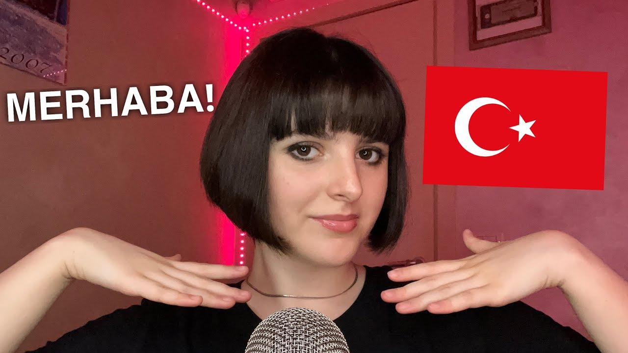ASMR Teaching You Basic Turkish 🇹🇷 (Sana temel türkçe öğretirim) PT. 2