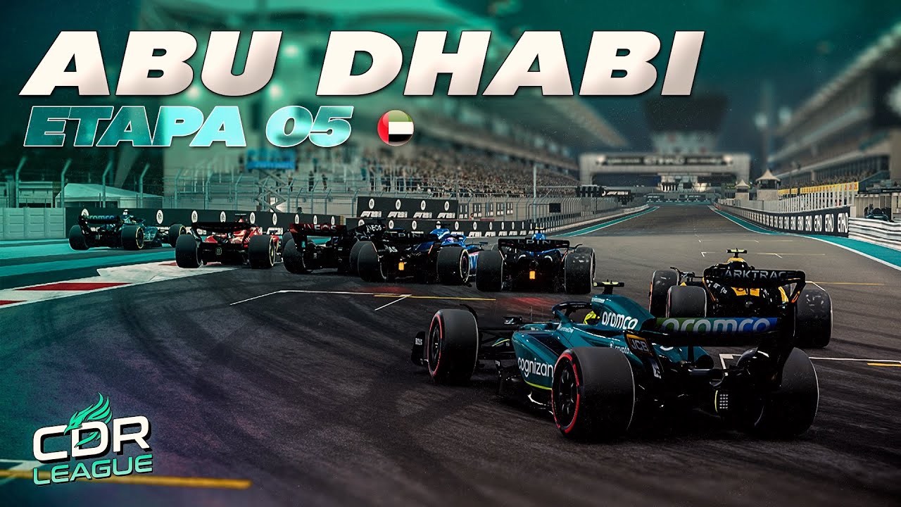 F1 23 - O MAIOR CAOS JÁ VISTO EM UMA CORRIDA BR - CDR League - Abu Dhabi #05