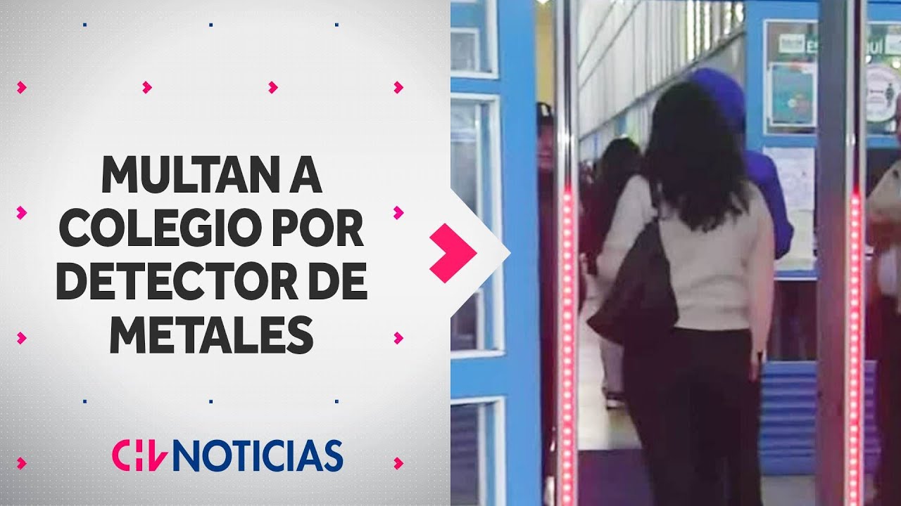 MULTAN A COLEGIO por instalación de detector de metal en Temuco: Medida generó debate