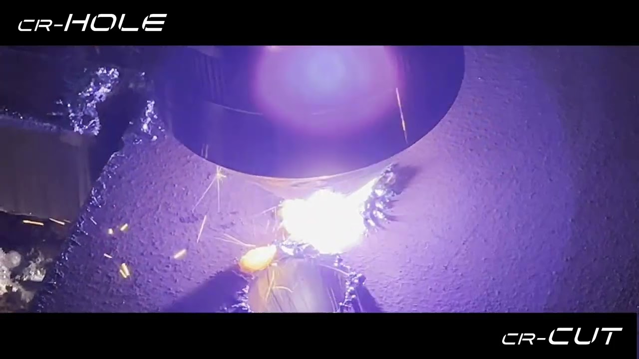 TRUE HOLE -  20mm plate on the CR PLASMA Powercut 3000 x 1500 with Hypertherm XPR