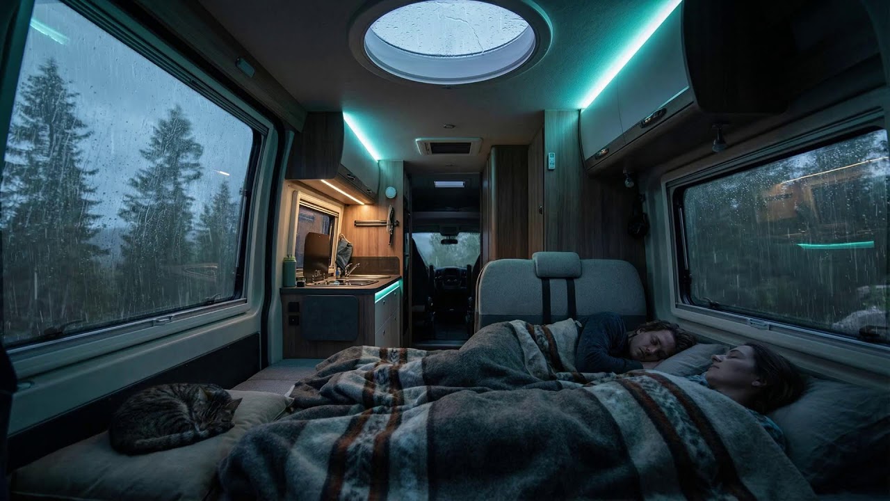 Rain Sounds for Sleeping - Soothing Rain & Gentle Thunder Relax for Fast Sleep, Remove Insomnia
