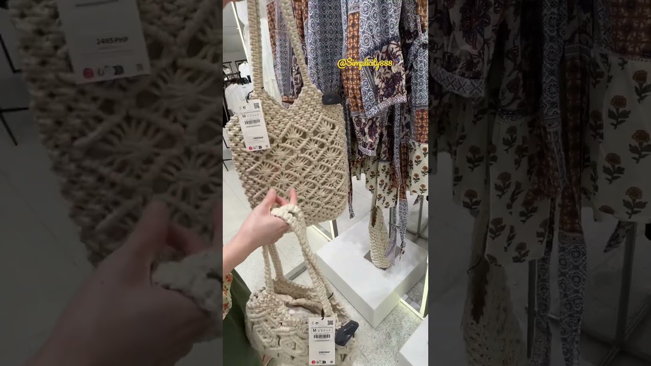 👜Beautiful macrame bags #shoppingfinds #simplicity #youtubeshorts #travel #bags