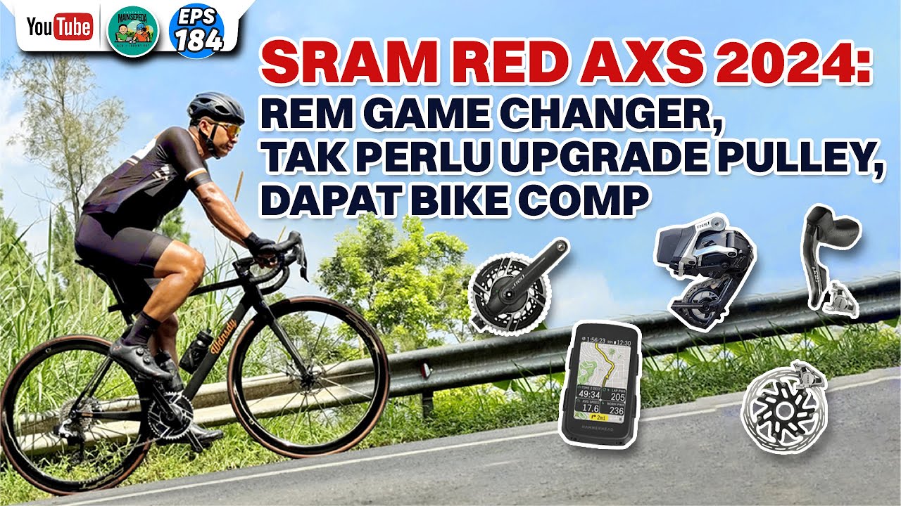 New SRAM Red AXS 2024: Rem Game Changer, Dapat Bike Computer, Tak Perlu Upgrade Pulley