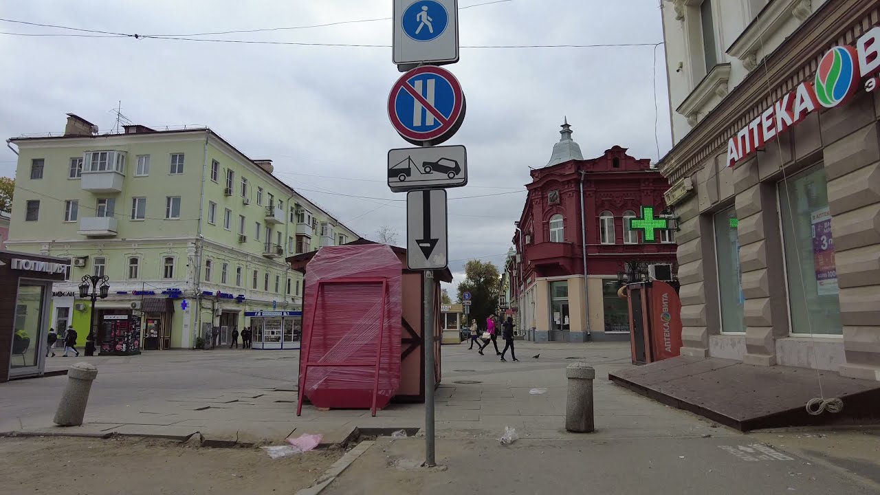 Molodogvardeyskaya, Samara, Russia | Walking streets 4K Молодогвардейская, Самара, Россия | Прогулка