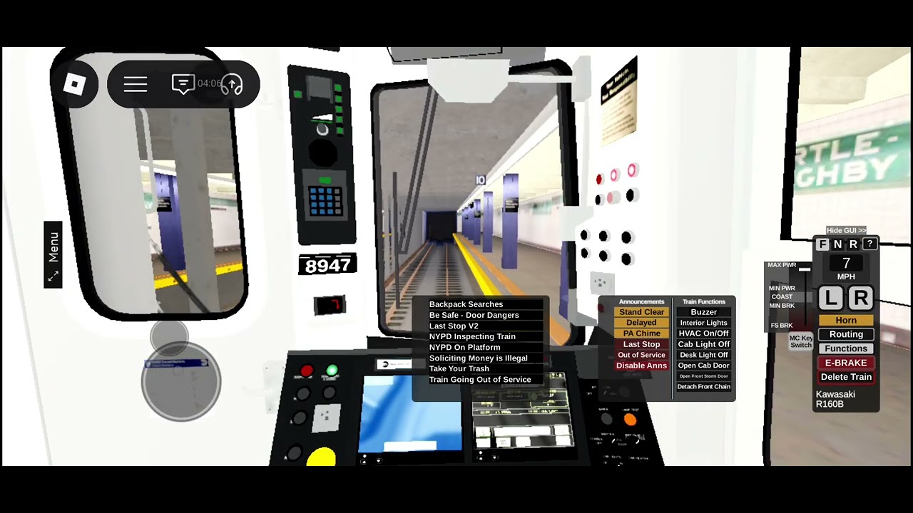 MTA NYCT Subways: IND R160B (G) Train short ride to Bedford - Nostrand Avenue | Crosstown Local