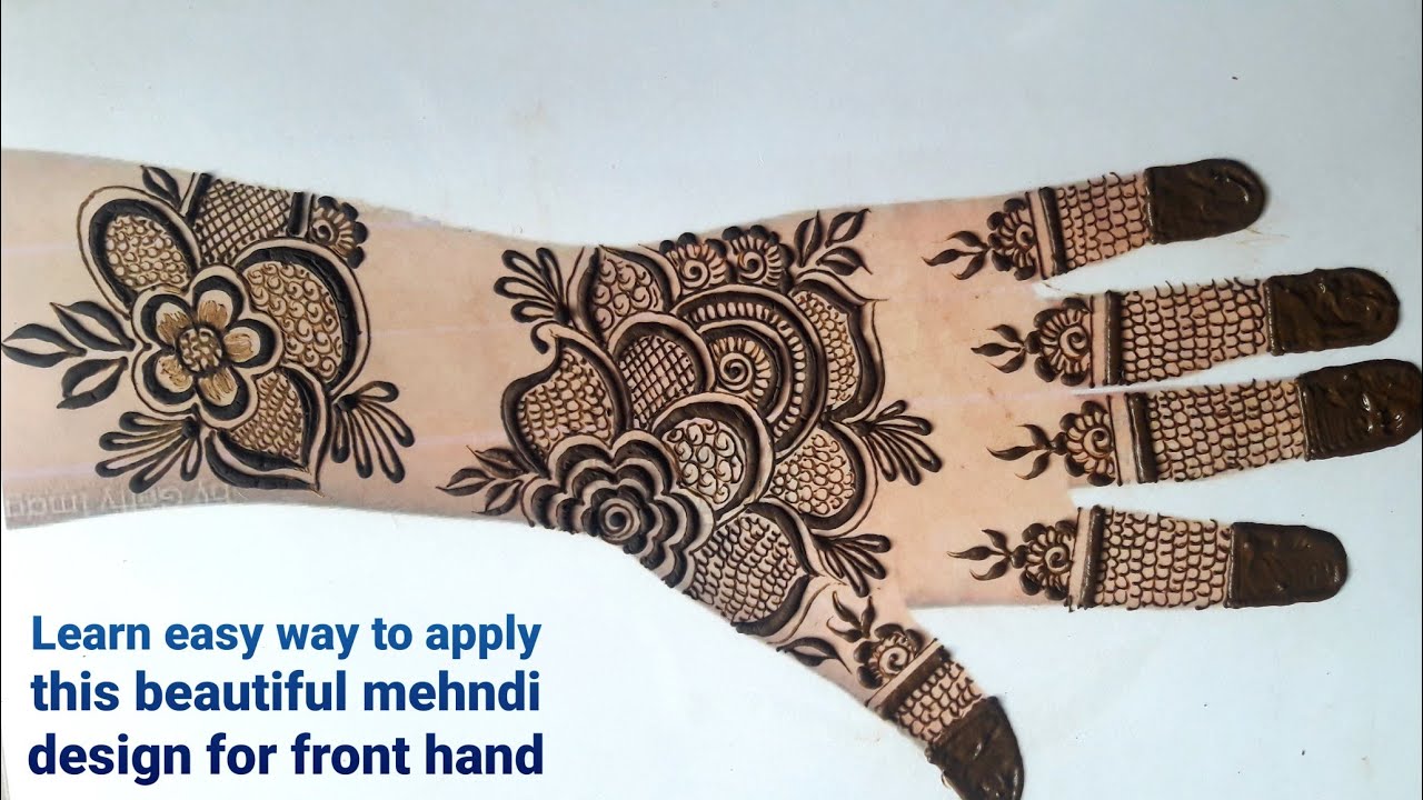 Easy Front hand mehndi design | Front hand mehndi design | mehndi design