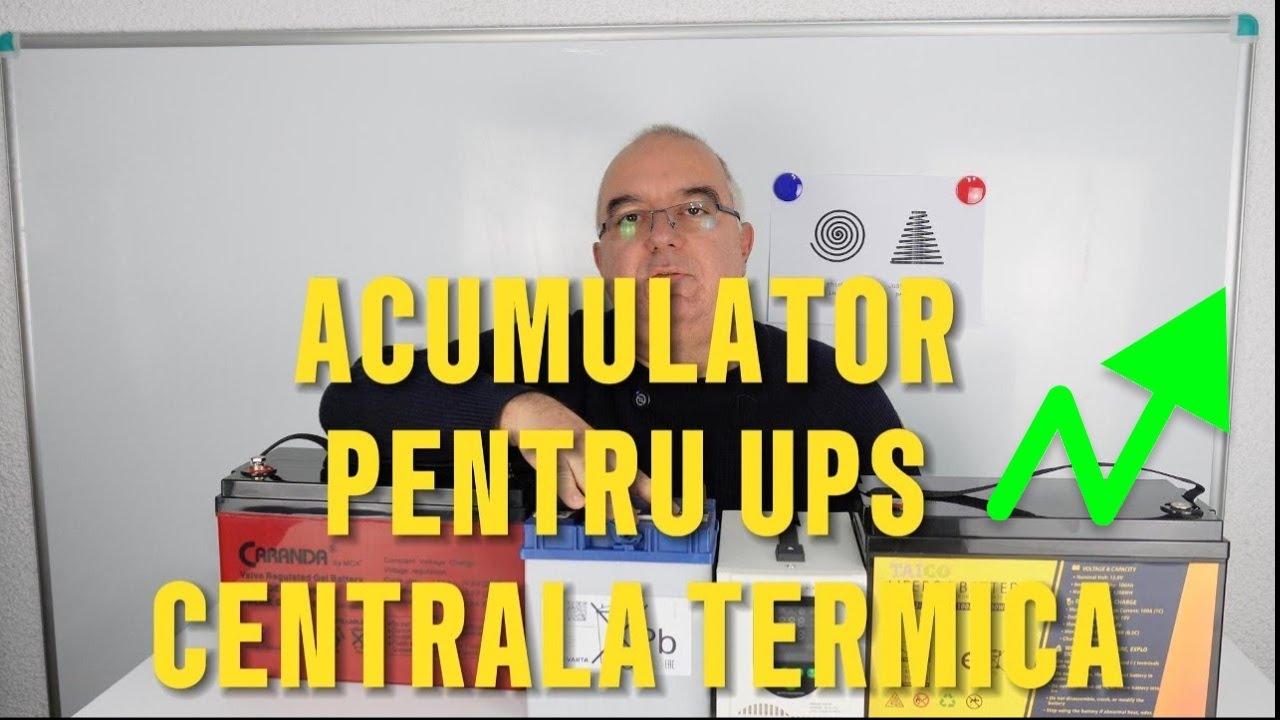 De ce Centrala ta Termica are nevoie de un UPS cu baterie externa ? Si care e acumulatorul potrivit?