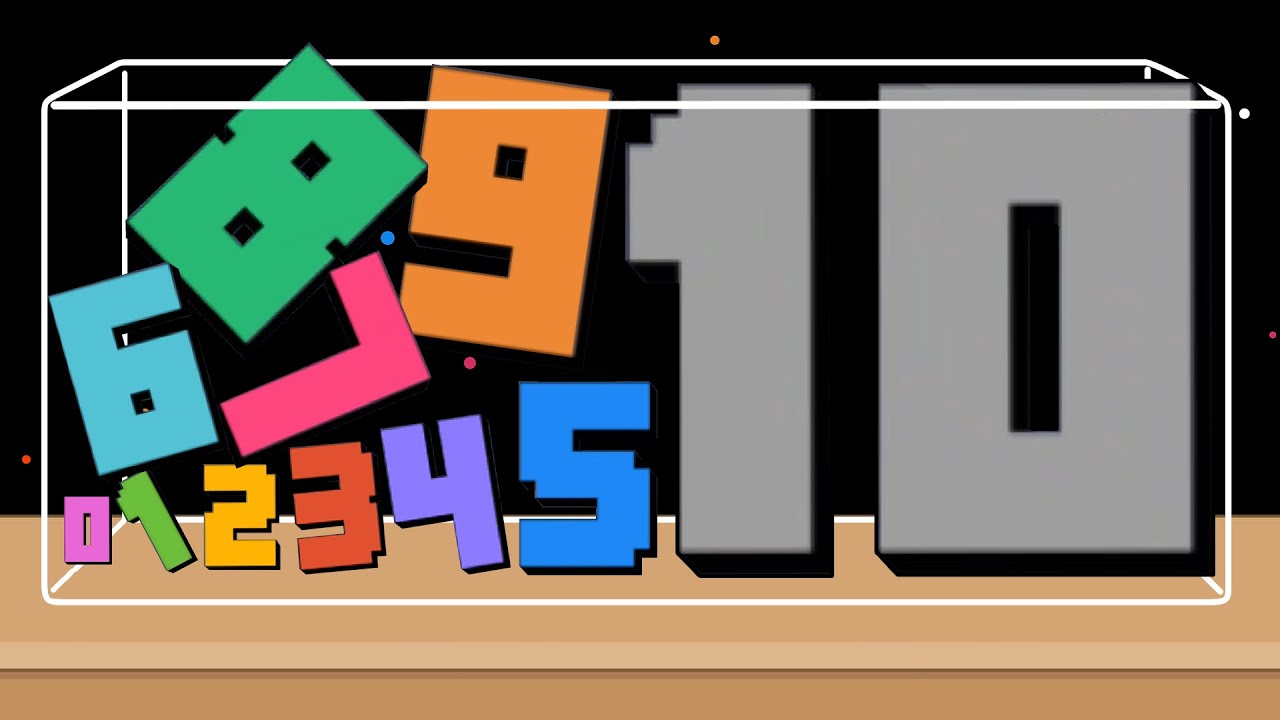 NUMERIC FUSION: Number Merge - 1 to 10 Drop And Merge Watermelon Game 012345678910 Suika Game ASMR