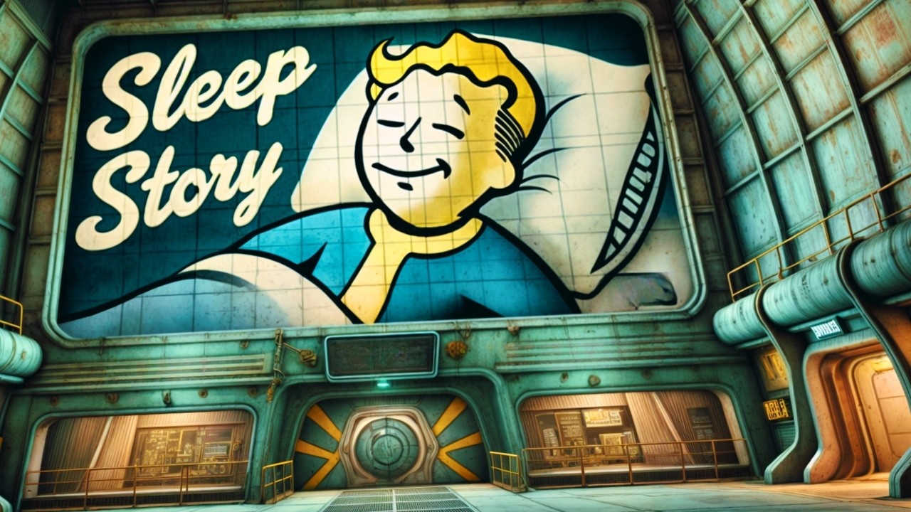 The Secret Of Vault 43: Fallout Bedtime Stories | ASMR Fallout Lore & Relaxing Ambience For Sleep