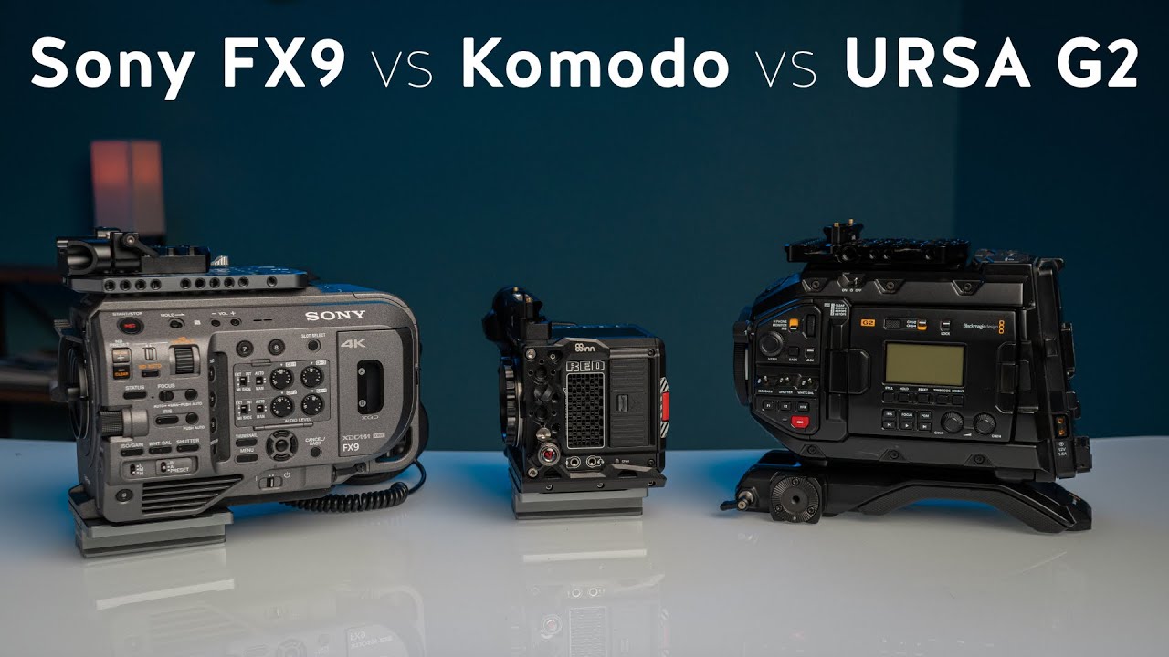 RED Komodo vs URSA G2 vs Sony FX9 - Which one fits your needs best?