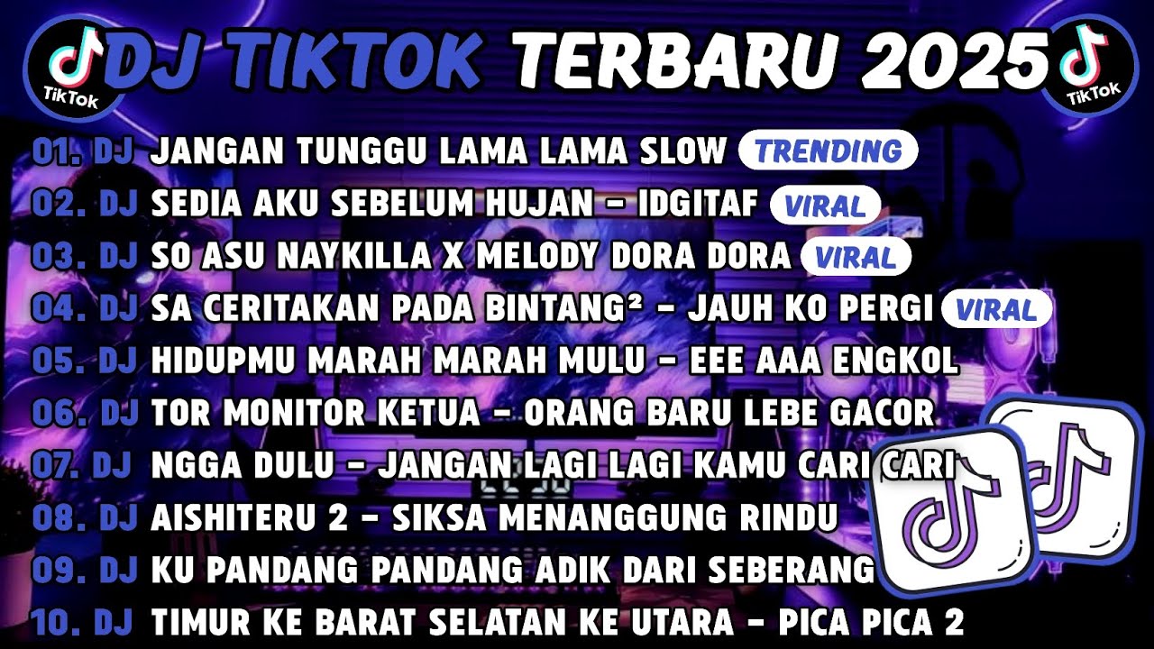 DJ TIKTOK TERBARU 2025🎵DJ JANGAN TUNGGU LAMA LAMA🎵DJ SEDIA AKU SEBELUM HUJAN - IDGITAF FULL ALBUM