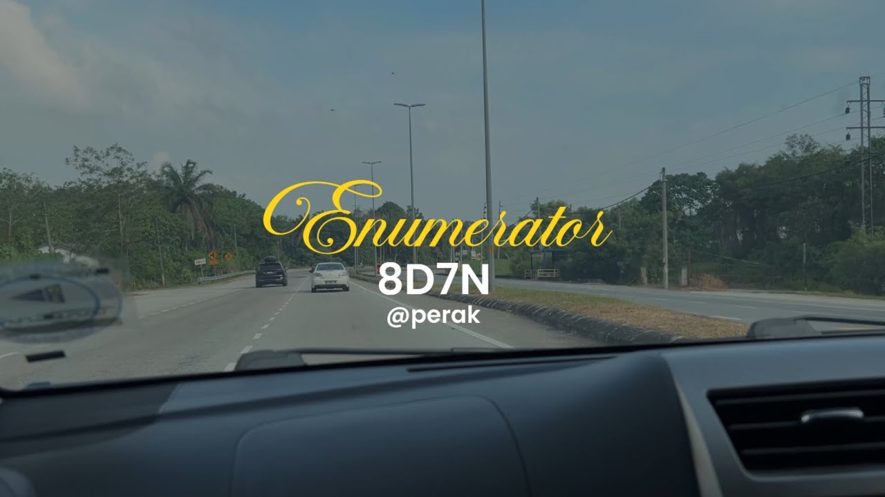 Enumerator Diaries : 📍Perak Edition | 070226