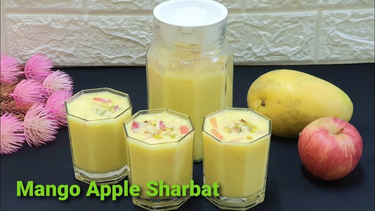 Mango Apple sharbat recipe | Refreshing Mango Apple sharbat | Aam ka sharbat | Summer Drink