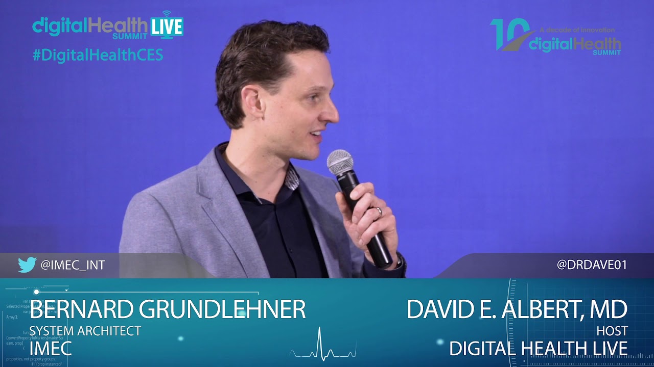 Interview Bernard Grundlehner/IMEC - Digital Health Live Studio - 