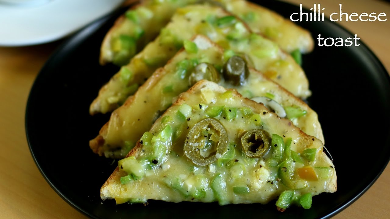 chilli cheese toast recipe | cheese chilli toast recipe on tawa