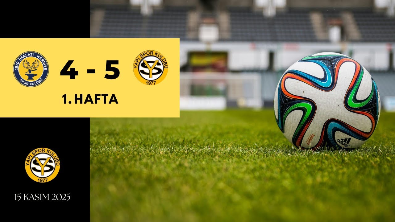 U18 1. Hafta Ma&ccedil; G&ouml;r&uuml;nt&uuml;leri İmalat-ı Harbiye 4 - 5 Yapıspor 15.11.25