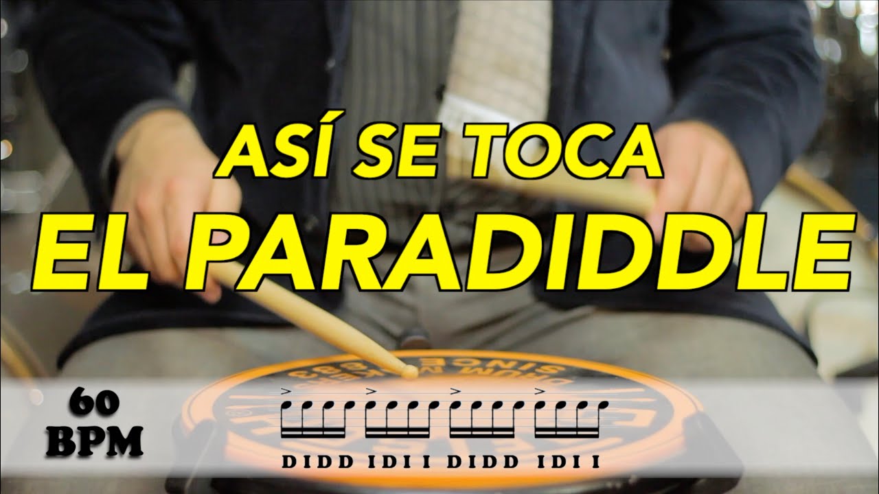 Paradiddle en batería: fundamento y ejercicio