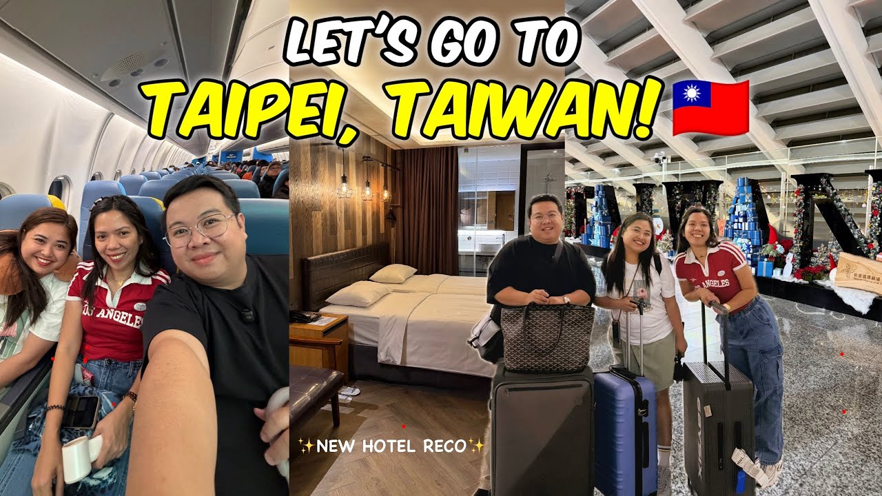 Taipei Taiwan Travel Vlog 🇹🇼 | Year-End Trip with My Cousins ✈️